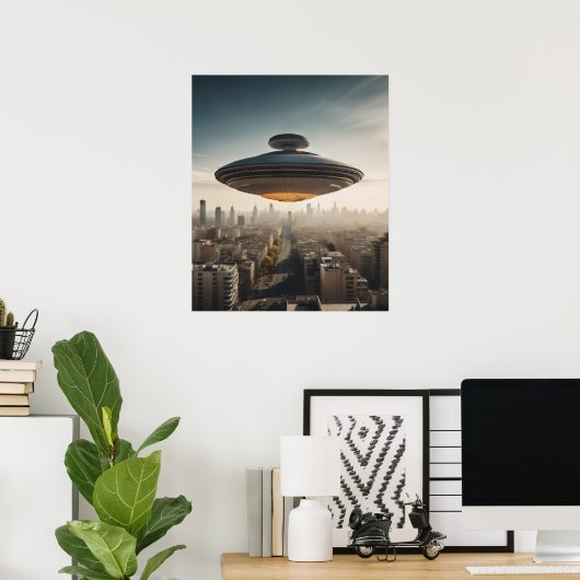 UFO Poster (Heimbüro)