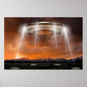 UFO Poster - Arriving