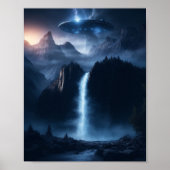 UFO Poster SCI FI Wall Alien Poster (Vorne)