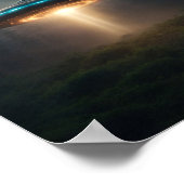 UFO Poster SCI FI Wall Alien Poster (Ecke)