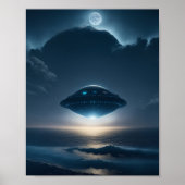 UFO Poster SCI FI Wall Alien Poster (Vorne)