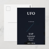 UFO POSTKARTE (Vorne/Hinten)