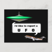 UFO POSTKARTE (Vorderseite)