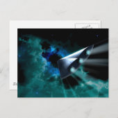 UFO POSTKARTE (Vorne/Hinten)