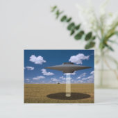 UFO POSTKARTE (Stehend Vorderseite)