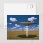 UFO POSTKARTE (Vorne/Hinten)