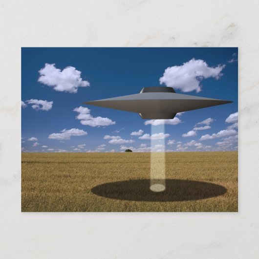 UFO POSTKARTE (Vorderseite)