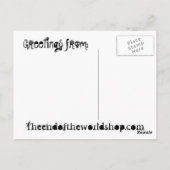 UFO Postkarte (Rückseite)