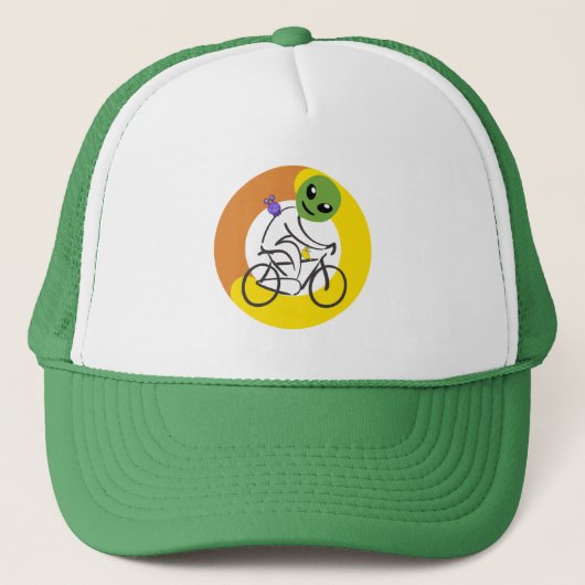 UFO-Radrennen Truckerkappe (Vorderseite)