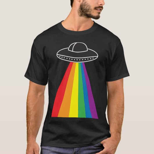 Ufo Rainbow T-Shirt (Vorderseite)