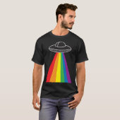 Ufo Rainbow T-Shirt (Vorne ganz)