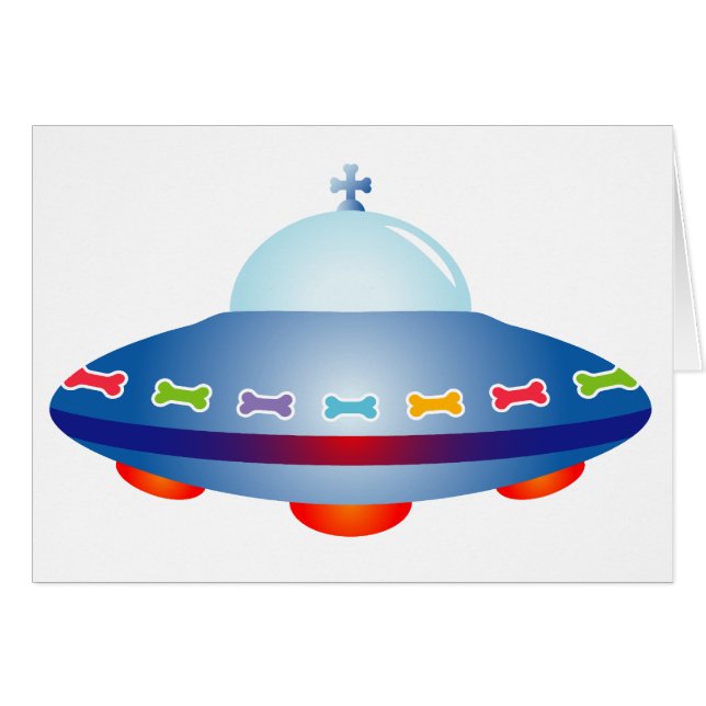 UFO-Raumschiff (Vorderseite (Horizontal))