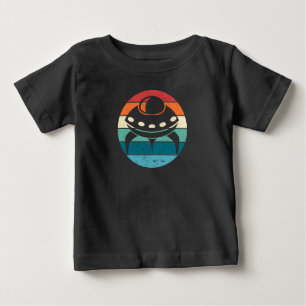 UFO Retro Sunset T - Shirt