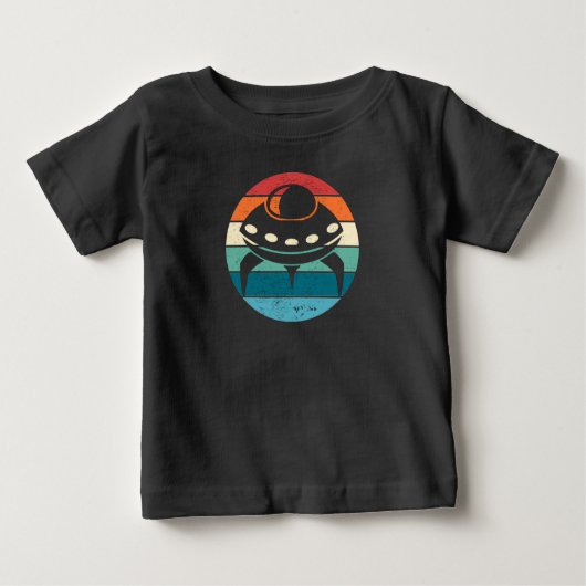 UFO Retro Sunset T - Shirt (Vorderseite)