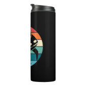 UFO Retro Sunset Thermosbecher (Nach rechts gedreht)