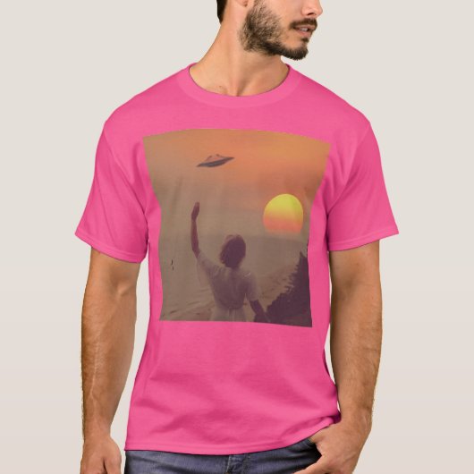 Ufo Retro T-Shirt (Vorderseite)