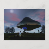 UFO-Rinderverstümmelung Postkarte (Vorderseite)