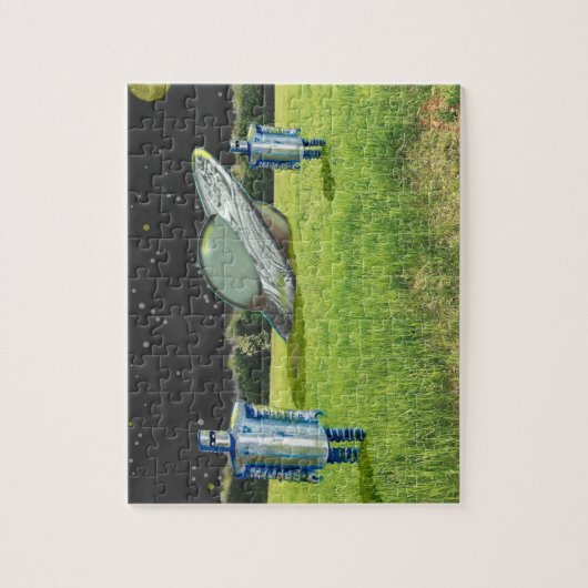 UFO-ROBOTER-ABBRUCH durch Jetpackcorps Puzzle (Vertikal)