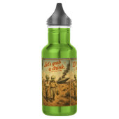 UFO Roswell 40-50s Edelstahlflasche (Links)