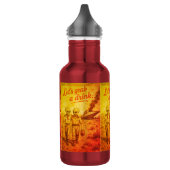 UFO Roswell 40-50s Edelstahlflasche (Links)