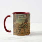 UFO Roswell 40-50s Tasse (Links)