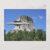 UFO Salamander am Devils Tower Postkarte (Vorderseite)