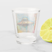 UFO SCHNAPSGLAS (Rückseite)