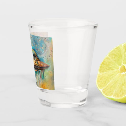 UFO SCHNAPSGLAS (Rechts)