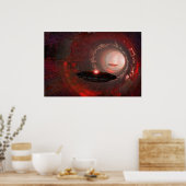 UFO secret base Poster (Küche)