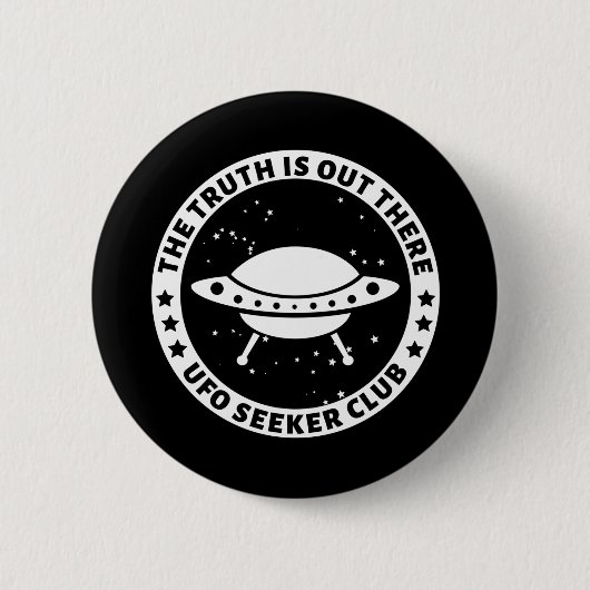 UFO Seeker Club Button (Vorderseite)