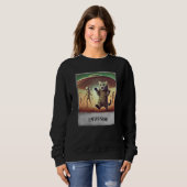 UFO Selfie: Scared Kitty (Frauenjunge) #01 Sweatshirt (Vorne ganz)
