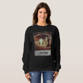 UFO Selfie: Scared Kitty (Frauenjunge) #02 Sweatshirt (Vorne ganz)