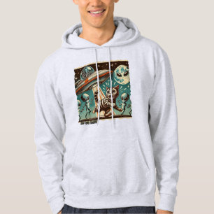 UFO Selfie: Vintage Invasion (Herren Hoodie) Hoodie