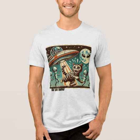 UFO Selfie: Vintage Invasion (T - Shirt der Männer (Vorderseite)