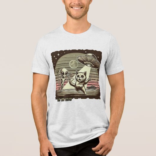 UFO Selfie: Vintage Invasion (T - Shirt der Männer (Vorderseite)