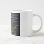 UFO-Serie: Alien Pipes Jumbo-Tasse (Rechts)