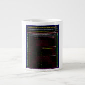 UFO Series: Alien Visitors 1930-1979 Jumbo-Tasse (Vorderseite)