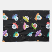 UFO SHIPS PATTERN GESCHIRRTUCH (Horizontal)