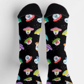 UFO SHIPS PATTERN SOCKEN (Oben)