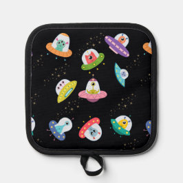 UFO SHIPS PATTERN TOPFLAPPEN