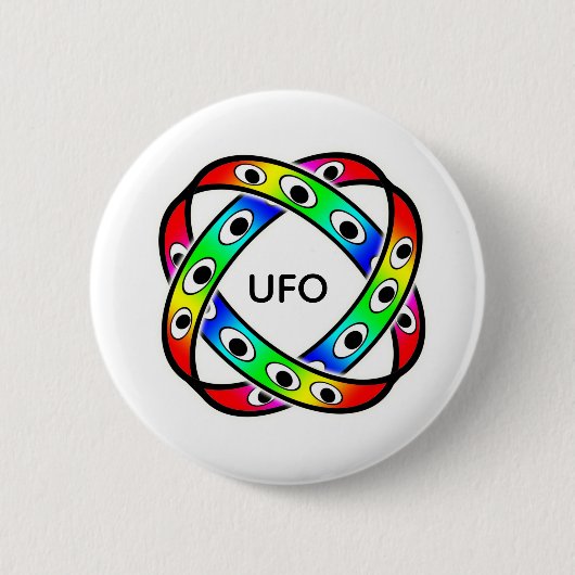 UFO (Sie können die Wörter ändern) Button (Vorderseite)