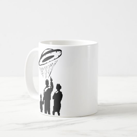 UFO Sighting Kaffeetasse (Vorderseite Links)