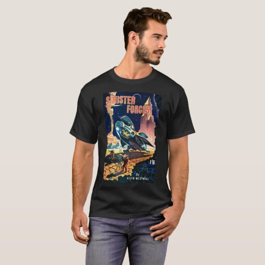 UFO SIND ECHTER MOON HOAX Basic Dark T - Shirt (Vorne ganz)