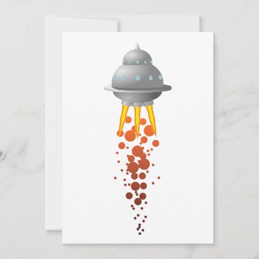 UFO-Start Einladung (Vorderseite)