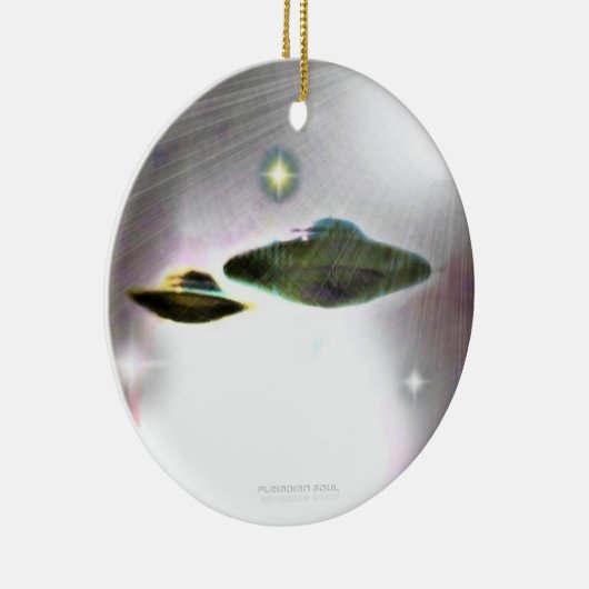 UFO Streaks of Light Ornament (Rechts)