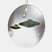 UFO Streaks of Light Ornament (Links)