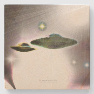 UFO-Streifen des hellen SteinUntersetzer