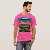 Ufo Sunset T-Shirt (Vorne ganz)