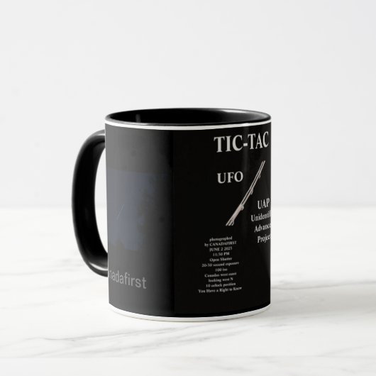 UFO TASSE (Vorderseite Links)