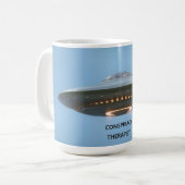 UFO-Tasse Kaffeetasse (Vorderseite Links)